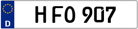 Truck License Plate